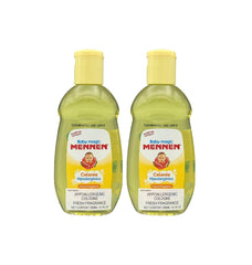 Baby Magic by Mennen two-pack front view showing gentle baby cologne bottles