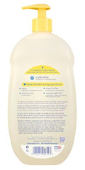 Baby Magic Moisturizing Hair & Body Wash lather close-up showing creamy foam for soothing bath.