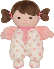 Baby Starters Brunette Olivia pink doll for cuddling and comforting.
