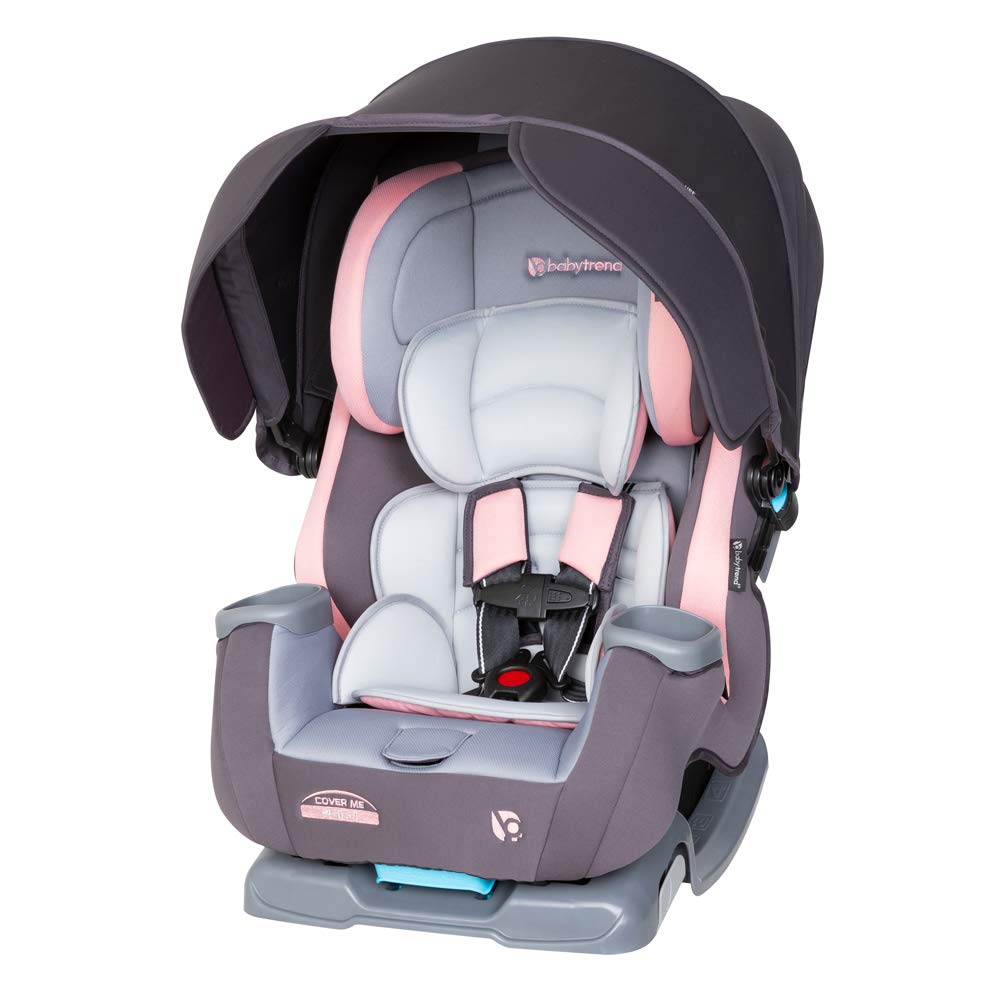Baby Trend Cover Me canopy adjustment for shade and sun protection