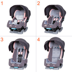 Baby Trend Cover Me Comfort Cabin padding adds plush support