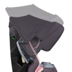 Baby Trend Cover Me flip-down side visors shade multiple angles