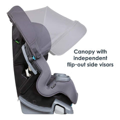 Baby Trend Cover Me Vespa plush padding provides cozy seating