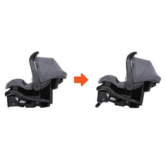 Supportive seating keeps little riders comfy on every ride.