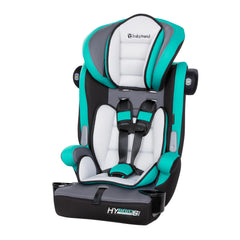 Baby Trend Hybrid SI 3-in-1 booster seat Hoboken Teal front view highlighting growth-ready design