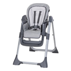 Baby Trend Sit Right 2.0 high chair tray dishwasher-safe for fast cleanup.