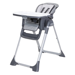 Baby Trend Sit Right 2.0 high chair tray removable for easy feeding transitions.