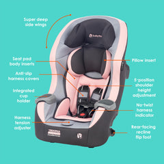 Baby Trend Trooper 3-in-1-growth-modes supports growing children from rear-facing to booster.