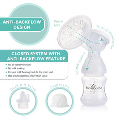 BabyBuddha 2.0 multiple flange sizes for a precise fit and comfort.