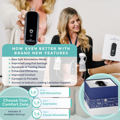 BabyBuddha 2.0 soft stimulation mode for gentle expression and comfort.