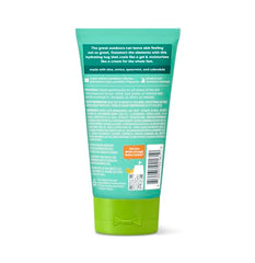 Texture close-up of BabyGanics after sun gel cream highlighting cooling gel and creamy hydration.