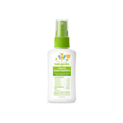 Babyganics Insect Spray bottle pour for easy outdoor application with family in mind.