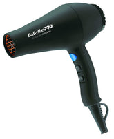 BaBylissPRO Porcelain Ceramic Carrera2 dryer delivers gentle, even heat for smooth styling.