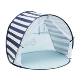Babymoov anti-UV tent front view offers UPF 50+ sun protection for babies.