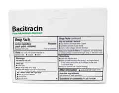 Bacitracin ointment application close-up emphasizing soothing texture for minor scrapes.