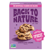 Back to Nature Chocolate Chunk Cookies box on a countertop ready to enjoy.