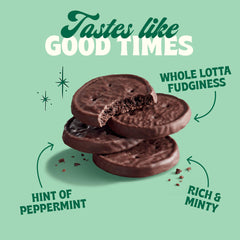 Back to Nature Fudge Mint Cookies ingredients focus, whole grains for wholesome crunch.