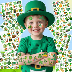 Backtopeia St Patrick's tattoos featuring bright-clover designs for celebrations.
