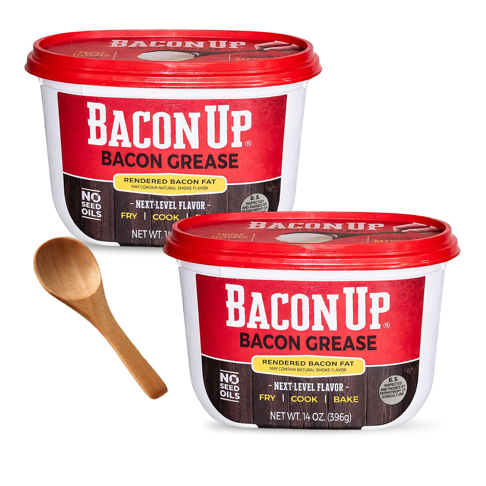 Bacon Up bacon grease bottle delivers rich flavor for quick meals