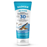 Badger Mineral Sunscreen Cream SPF 30 bottle for everyday mineral protection
