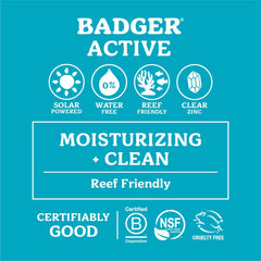 Travel-size Badger sunscreen packaging designed for on-the-go use