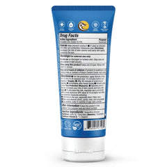 Badger Sport Mineral Sunscreen application, rubs in clear with no white cast.