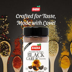 Badia Black Garlic Seasoning on roasted chicken, adding savory depth