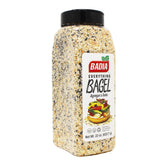 Badia Everything Bagel Seasoning bottle on shelf adds bold flavor