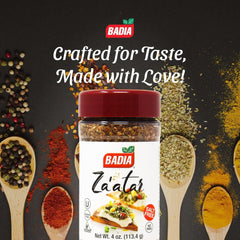 Badia Za'atar used as a dry rub for chicken adds aromatic depth.