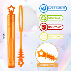 Baegzgx bubble wands, 4.2-inch size, easy grip for kids