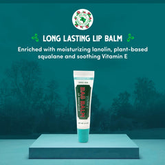 Bag Balm lip balm tube closeup shows smooth moisturizing texture.