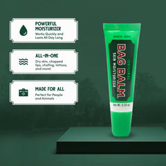 Gift box close-up shows Bag Balm lip balms ready for daily use.