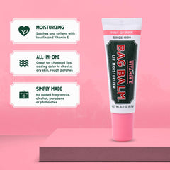 Bag Balm lip balm fresh mint 4-pack tubes provides cool, refreshing lip care.