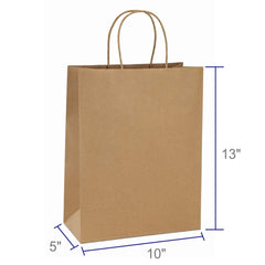 BagDream recycled kraft paper bags highlight eco-friendly material and FSC compliance.