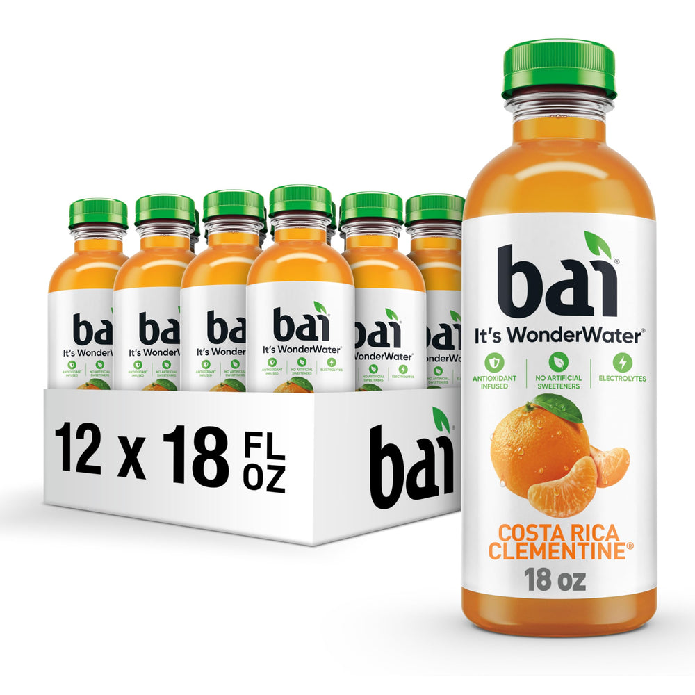 Bai Costa Rica Clementine bottle with vibrant citrus flavor