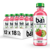 Bai Kupang Strawberry Kiwi bottle front showcases refreshing flavor.