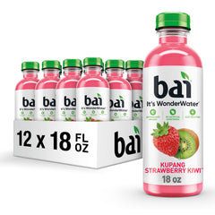 Bai Kupang Strawberry Kiwi bottle front showcases refreshing flavor.