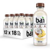 Bai Puna Coconut Pineapple bottle front view for on-the-go hydration with bold flavor