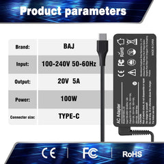 BAJ charger showing broad compatibility across devices