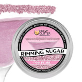 Bakell pink glitter sugar bar tin adds sparkle to cocktails.