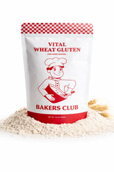 Bakers Club Vital Wheat Gluten packaging demonstrates high protein for bread baking