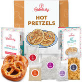 Baketivity pretzel kit ingredients ready for kid-friendly baking fun