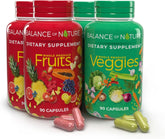 Balance of Nature Fruits bottle pour for easy daily nutrition on the go.