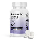 Balancebreens Melatonin 20mg fast-dissolve tablet for quick sleep onset without grogginess.