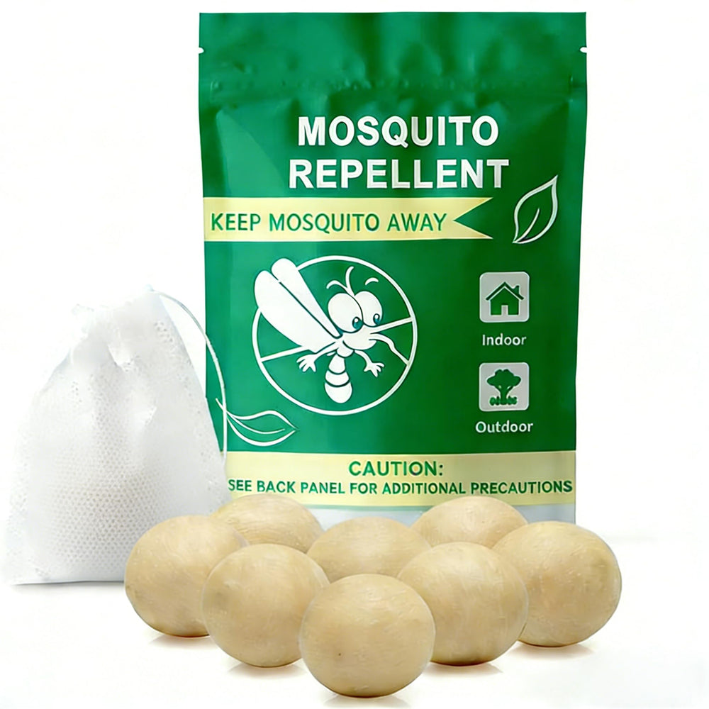 Balancexlite Plus mosquito pills pack on patio, offering a natural, pet-friendly repellant option.