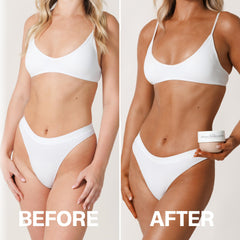 Bali Body Gradual Tanning Butter on skin demonstrates even application.
