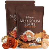 Balincer Mushroom Coffee package ready for daily energy.