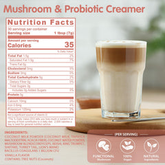 Balincer mushroom-probiotic-coffee-creamer-coffee-cup ready for latte-like indulgence
