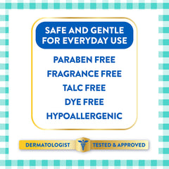Balmex evening primrose botanicals help soothe skin and neutralize irritants.