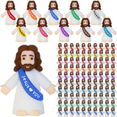Bamamon Jesus figurine 100-pack for Easter egg hunts and classroom displays.